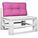 Cuscino Per Pallet Rosa 70x40x12 Cm In Tessuto - Foto miniatura 3