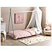 Letto Per Bambini Tenda Tipi Legno Di Pino Saurat 90 X 200 Cm Grigio - Foto miniatura 1