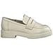 Beige Casual Closed Loafers Mocassino Pelle Scarpe Donna Beige Eu 38, 2-24303-20 403 - Foto miniatura 1