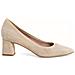 Ivory Classic Closed Pumps High Scarpe Con Tacco Pelle Scarpe Donna Beige Eu 37, 1-22435-41 418 - Foto miniatura 2