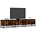 Mobile Tv Rovere Fumo 210x35x41 Cm In Truciolato - Foto miniatura 1