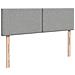 Giroletto a Molle con Materasso Grigio Chiaro 140x200cm Tessuto - Foto miniatura 7