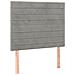 Giroletto a Molle con Materasso Grigio Chiaro 90x190 cm Velluto - Foto miniatura 6