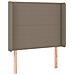 Letto a Molle con Materasso e LED Tortora 80x200 cm in Tessuto - Foto miniatura 7