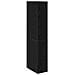 Armadio da Bagno Stretto Rovere nero 22 x 41 x 135 cm - Foto miniatura 8