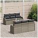 Set Divano da Giardino 7 pcs Grigio - Foto miniatura 3