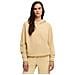 Ess Elevated Comfort Velour Rib Hoodie 68810783, Donne, Beige, Xxl - Foto miniatura 1