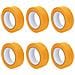 Nastri Adesivi per Pittori 6 pcs Giallo 38mm x 50m Carta - Foto miniatura 1