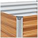 Letto rialzato da giardino 390 x 100 x 68 cm Acciaio zincato - Foto miniatura 9