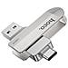 Hoco Pen Drive Ud10 Chiavetta Usb + Usb-c Usb 3.0 128gb Silver - Memory Otg - Foto miniatura 1