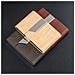 Portasigarette A Ribalta In Pelle Pu Con Grana Del Legno - Contiene 7 Sigarette King Size Brown - Foto miniatura 4