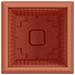 Vaso quadrato per fiori 24 pcs Rosso Mattone 33 x 33 x 26 cm - Foto miniatura 7