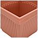 Vaso quadrato per fiori 24 pcs Rosso Mattone 33 x 33 x 26 cm - Foto miniatura 8