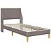 Struttura del letto con testiera Talpa 90 x 200 cm Tessuto - Foto miniatura 3