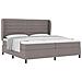 Letto a molle con materasso Talpa 200 x 200 cm Tessuto - Foto miniatura 1