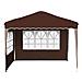 Tenda per feste a pop-up 288 x 288 x 245 cm Marrone - Foto miniatura 6