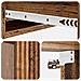 Tavolino da Parete Laterale Legno antico 59 x 34,5 x 17 cm - Foto miniatura 7