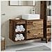 Set di mobili per il bagno 2 pcs Legno antico - Foto miniatura 2