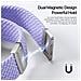 Cinturino Orologio per Apple Watch Series 11 10 42mm - Nylon, Viola - Foto miniatura 2