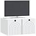 Mobile Porta TV da Muro Bianco 59,5 x 41 x 30 cm - Foto miniatura 3