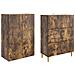 Set di armadi 2 pcs 66 x 34,5 x 90 cm Legno ingegnerizzato - Foto miniatura 3