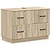 Set di Armadi da Bagno da 2 Pezzi HOORN Rovere Sonoma - Foto miniatura 5