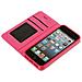 Wallet Folio Case, Cover A Libro - Apple Iphone 5 / 5s / Se - Cherry - Foto miniatura 3
