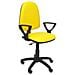 04 cpspv26bgolf - sedia Ergonomica Da Ufficio, Colore: Giallo - Foto miniatura 2