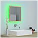 Specchio da Bagno LED Rovere Sonoma 40x8,5x37 cm in Acrilico - Foto miniatura 4