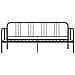 Divano Letto Telaio Nero In Metallo 90x200 Cm - Foto miniatura 4