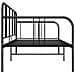 Divano Letto Telaio Nero In Metallo 90x200 Cm - Foto miniatura 5