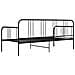 Divano Letto Telaio Nero In Metallo 90x200 Cm - Foto miniatura 6