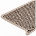 Tappeti Adesivi Scale Aspetto Sisal 15 pz 65x21x4cm Beige Scuro - Foto miniatura 4