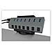 Supporto Per Hub Usb E Presa Multipla Con Gestione Dei Cavi - Foto miniatura 8
