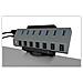 Supporto Per Hub Usb E Presa Multipla Con Gestione Dei Cavi - Foto miniatura 6