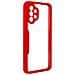 Cover Galaxy A32 4g Retro Plexiglass Fronte Polimero Rinforzata Bordo Rosso - Foto miniatura 4