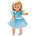 Vestito Da Bambola Vestito Principessa Ghiaccio Blu 35-45 Cm - Foto miniatura 2