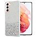 Custodia Compatibile Con Samsung Galaxy S21 5g In Trasparente Con Glitter - Coperchio Protettivo In Silicone Tpu Flessibile Con Glitter Scintillanti - Foto miniatura 1