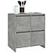Credenze 2 Pz Grigio Cemento 70x41x75 Cm In Truciolato - Foto miniatura 3