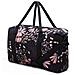 Lola Duffel Borsa Da Viaggio - 45 Cm. 31l - Borsa Sportiva E Da Weekend (black Floral)  - Foto miniatura 2