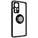 Cover Xiaomi 12 / 12x Bimateria Anello Metallico Supporto Nera - Foto miniatura 2