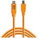 Tether Tools Cuc2515-org Cavo Usb 4,6 M Usb 2.0 Usb C Micro-usb B Arancione - Foto miniatura 1