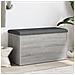 Panca Portaoggetti Grigio Sonoma 82x42x45 Cm Legno Multistrato - Foto miniatura 1