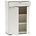 Mobiletto Credenza Da Ingresso Con 1 Cassetto E 2 Ante In Legno Maston - Marroncino - Foto miniatura 7