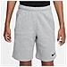Bermuda Y Nk Flc Park20 Cw6932-063 Bambino Taglia Xs Colore Grigio - Foto miniatura 2