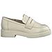 Beige Casual Closed Loafers Mocassino Pelle Scarpe Donna Beige Eu 39, 2-24303-20 403 - Foto miniatura 1