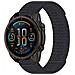 Cinturino Per Orologio Garmin In Nylon Con Velcro - 26 Mm Nero Grey - Foto miniatura 1