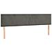 Letto a Molle con Materasso e LED Grigio Scuro 160x200 cm - Foto miniatura 2