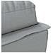Chaise Longue Massaggi con Cuscini Grigio Chiaro in Tessuto - Foto miniatura 8