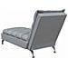 Chaise Longue Massaggi con Cuscini Grigio Chiaro in Tessuto - Foto miniatura 6